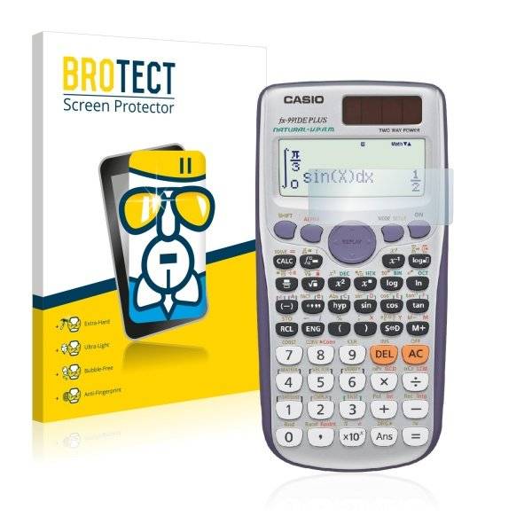 Panzerglasfolie Klar für Casio FX-991DE Plus