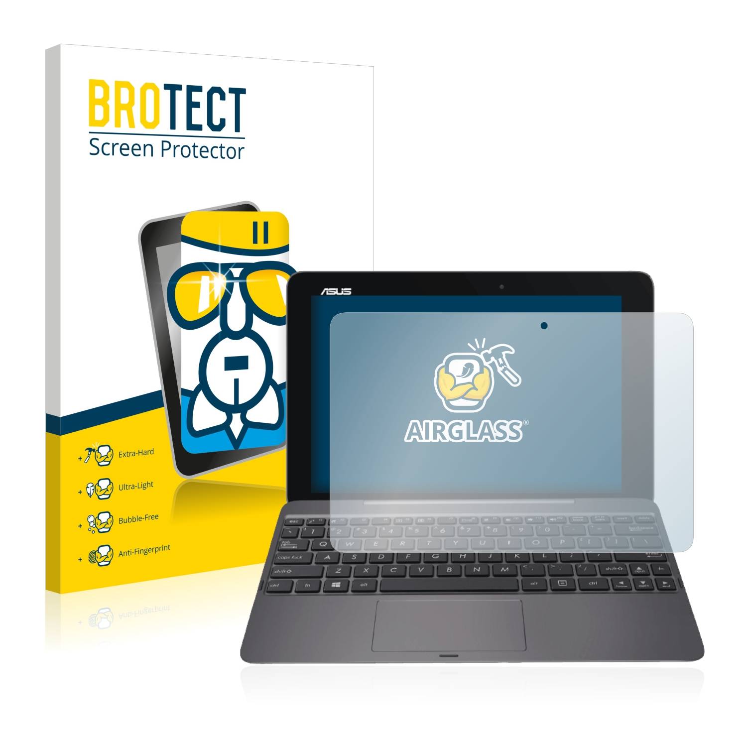 BROTECT AirGlass Glas Panzer-Folie für ASUS Transformer Book T100H - Schutzglas