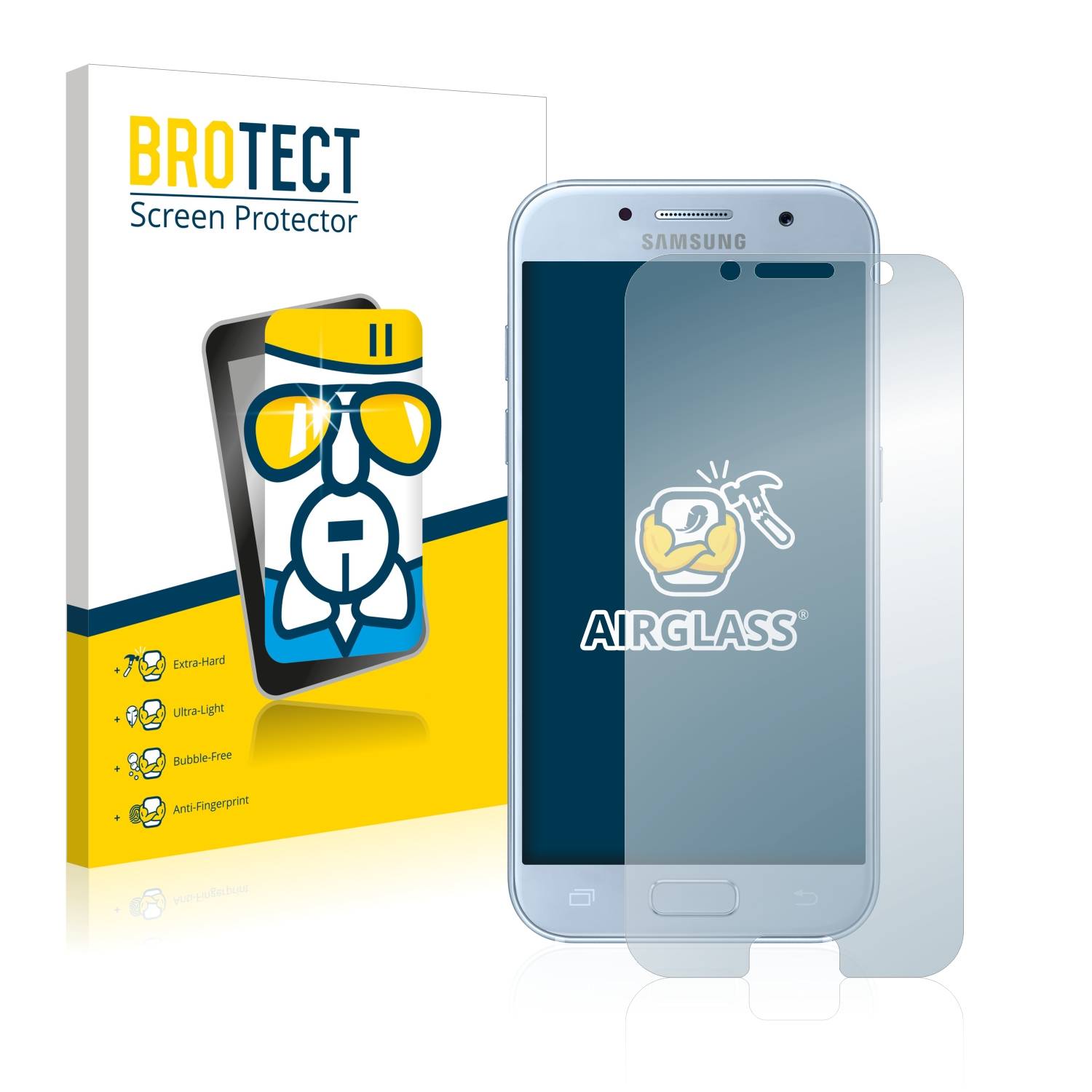 BROTECT AirGlass Glas Panzer-Folie für Samsung Galaxy A5 2017 - Schutzglas