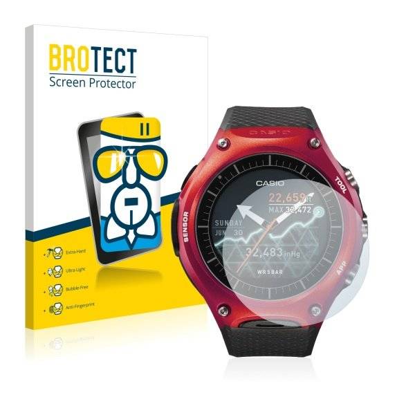 Panzerglasfolie Klar für Casio WSD-F10
