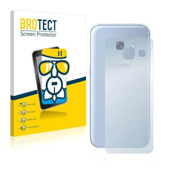 Panzerglasfolie Klar für Samsung Galaxy A3 (Rückseite, 2017)