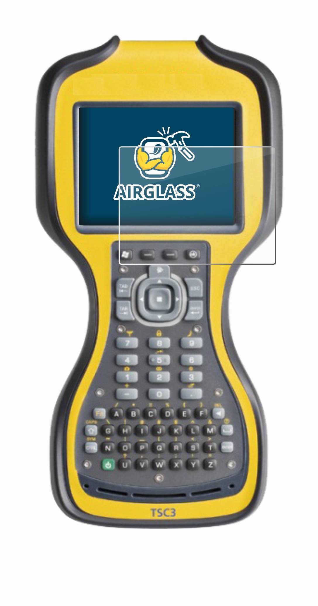 BROTECT AirGlass Glas Panzer-Folie für Trimble TSC3 - Schutzglas