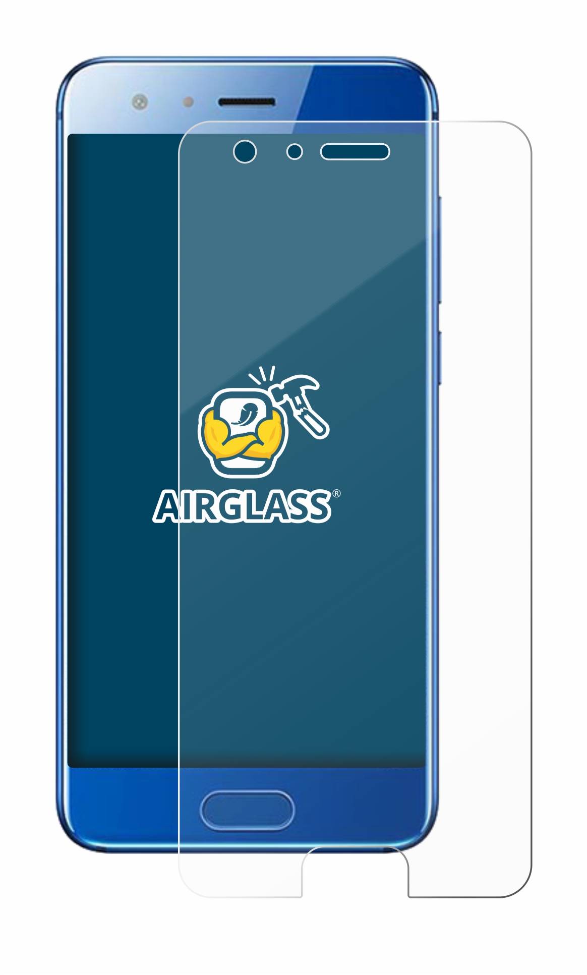 BROTECT AirGlass Glas Panzer-Folie für Honor 9 - Schutzglas