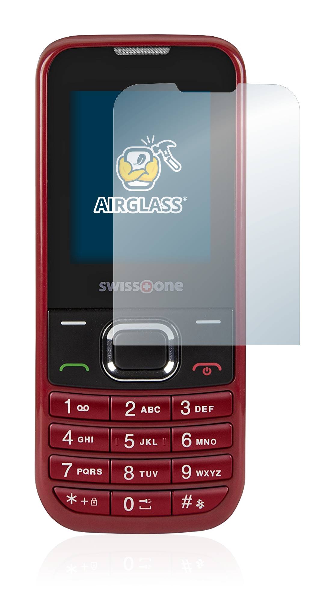 BROTECT AirGlass Glas Panzer-Folie für Swisstone SC 230 - Schutzglas