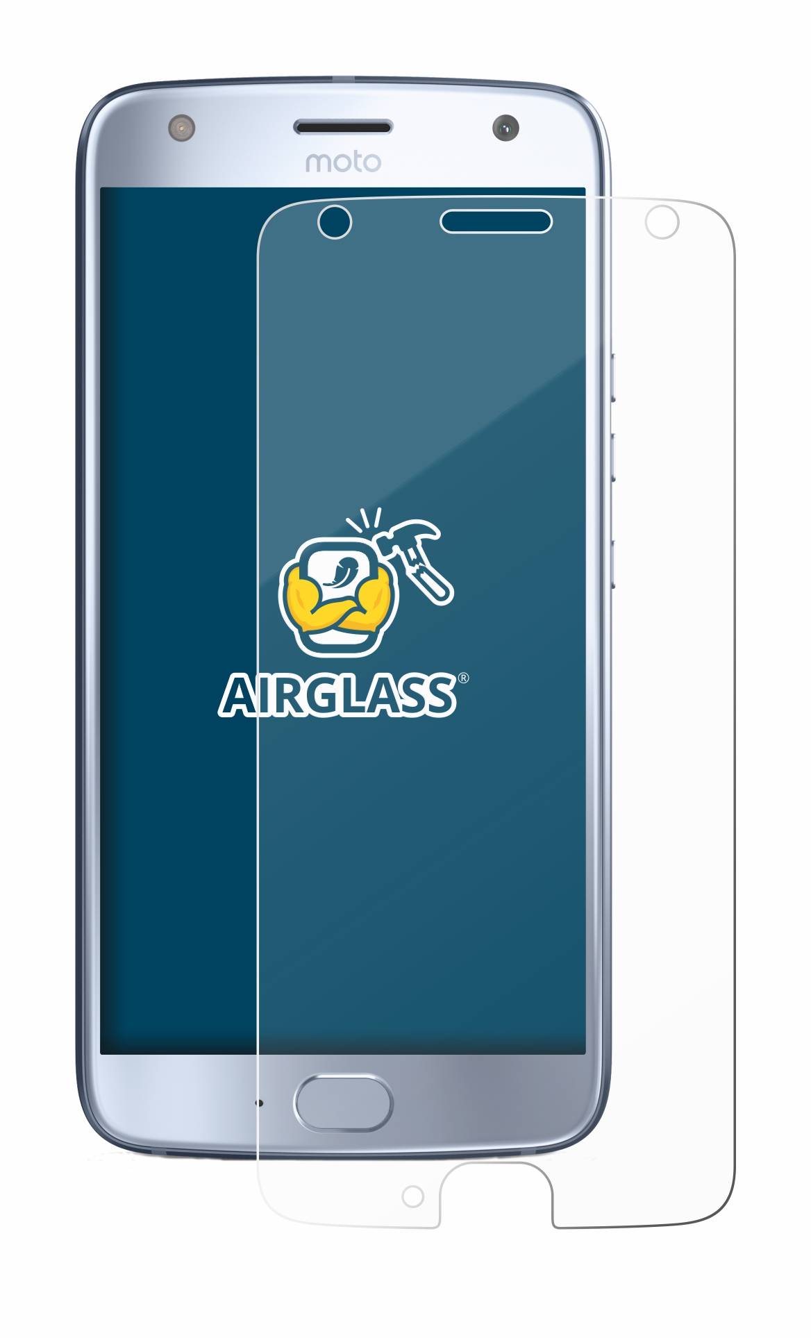 BROTECT AirGlass Glas Panzer-Folie für Motorola Moto X4 - Schutzglas