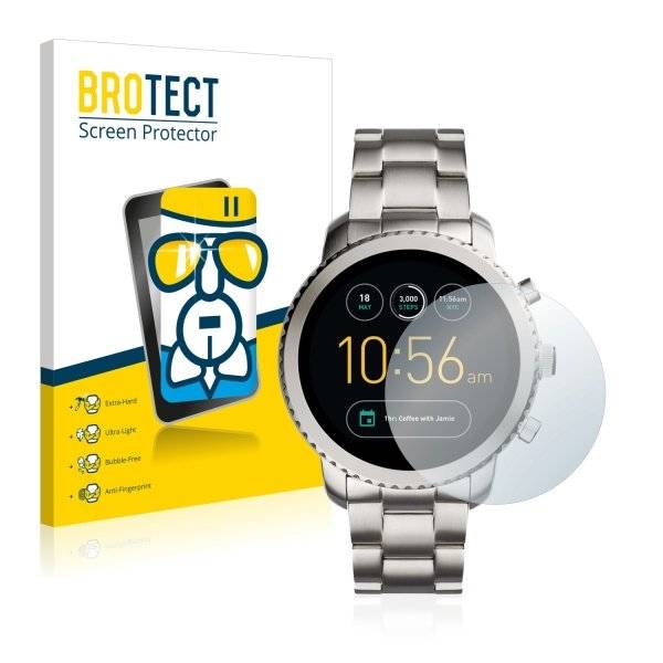 Panzerglasfolie Klar für Fossil Q Explorist