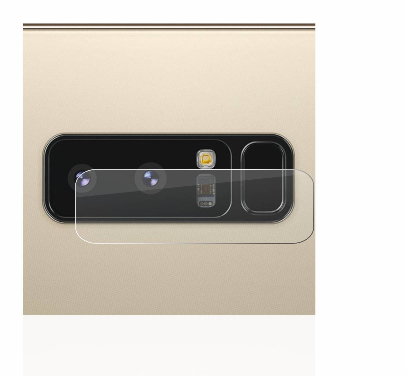 BROTECT AirGlass Glas Panzer-Folie für Samsung Galaxy Note 8 (NUR Kameraschutz) - Schutzglas