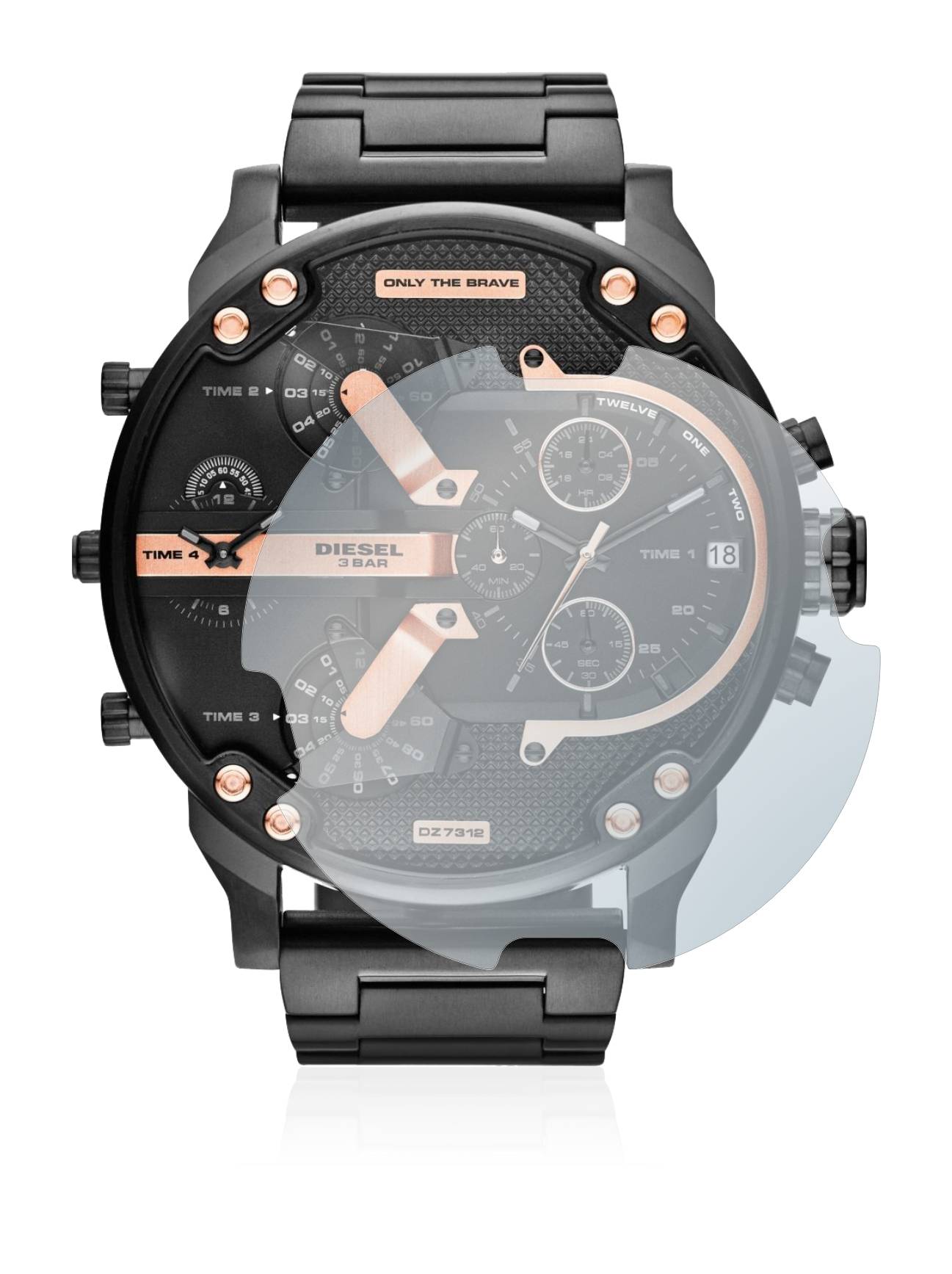 BROTECT AirGlass Glas Panzer-Folie für Diesel DZ7312 - Schutzglas