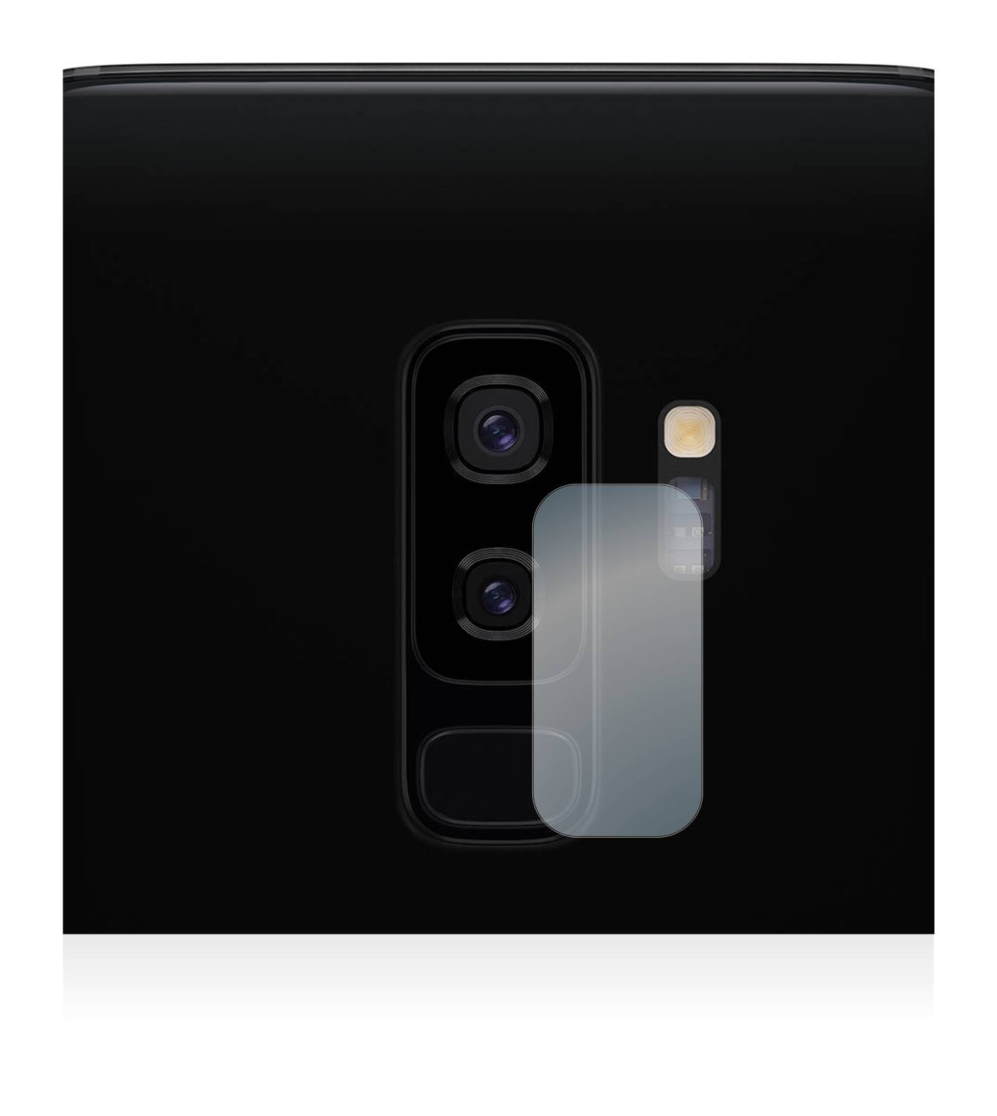 BROTECT AirGlass Glas Panzer-Folie für Samsung Galaxy S9 Plus (NUR Kameraschutz) - Schutzglas