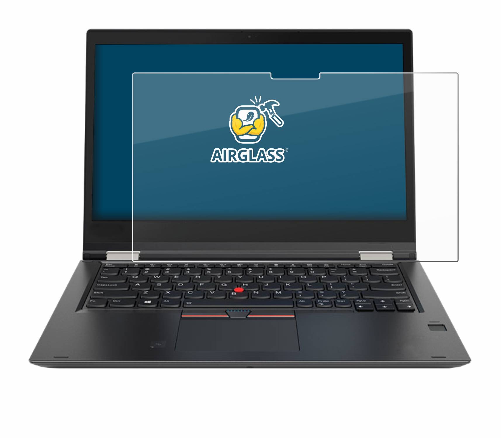 BROTECT AirGlass Glas Panzer-Folie für Lenovo ThinkPad Yoga X380 - Schutzglas