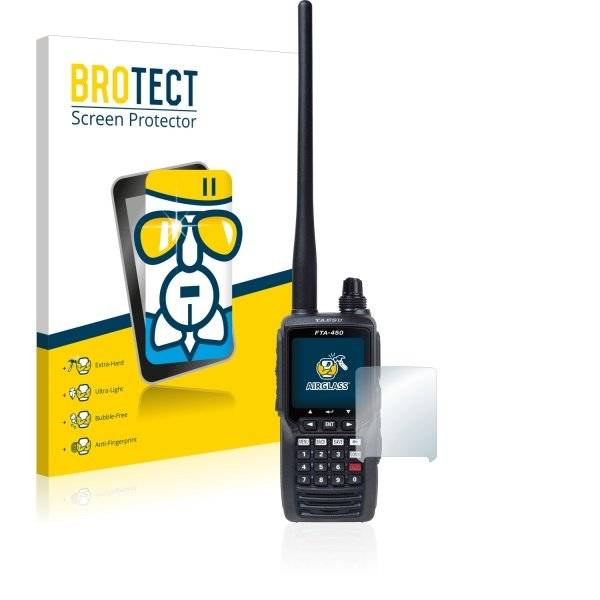 Panzerglasfolie Klar für Yaesu FTA-450