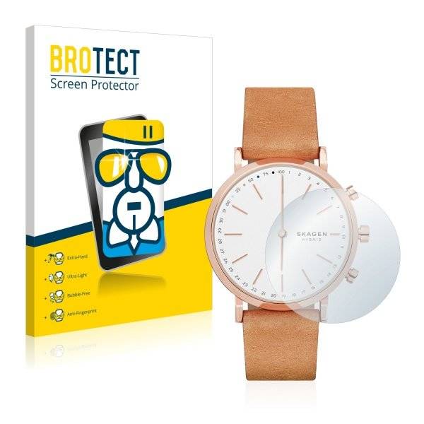 Panzerglasfolie Klar für Skagen Hald Connected Hybrid (40 mm)