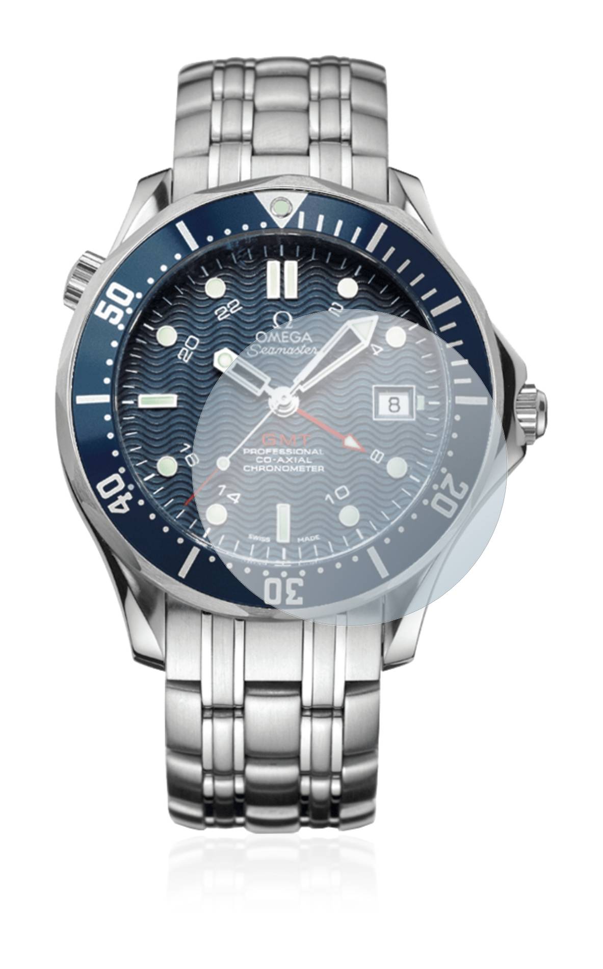 BROTECT AirGlass Glas Panzer-Folie für Omega Seamaster Diver (41 mm) - Schutzglas