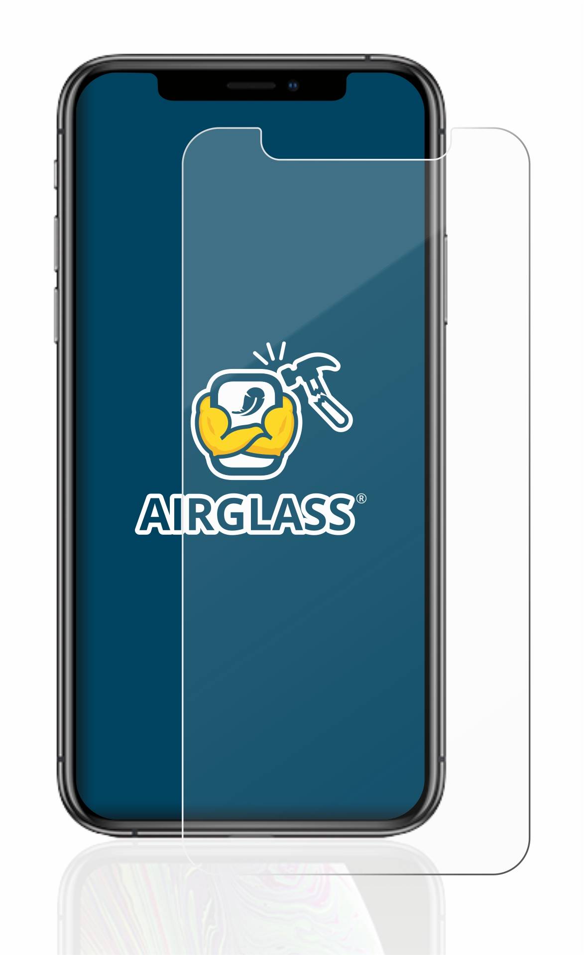 BROTECT AirGlass Glas Panzer-Folie für Apple iPhone Xs - Schutzglas