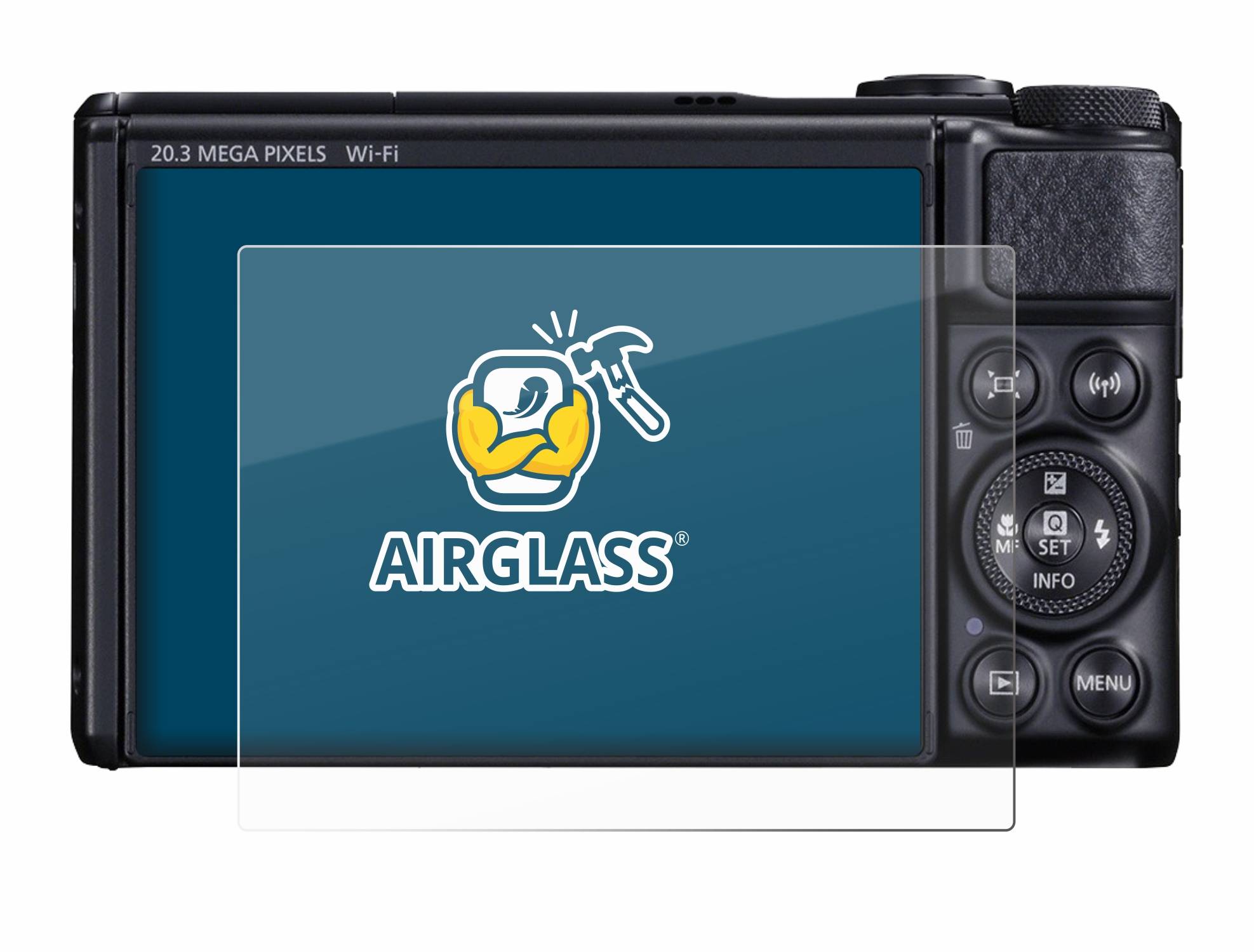 BROTECT AirGlass Glas Panzer-Folie für Canon PowerShot SX740 HS - Schutzglas