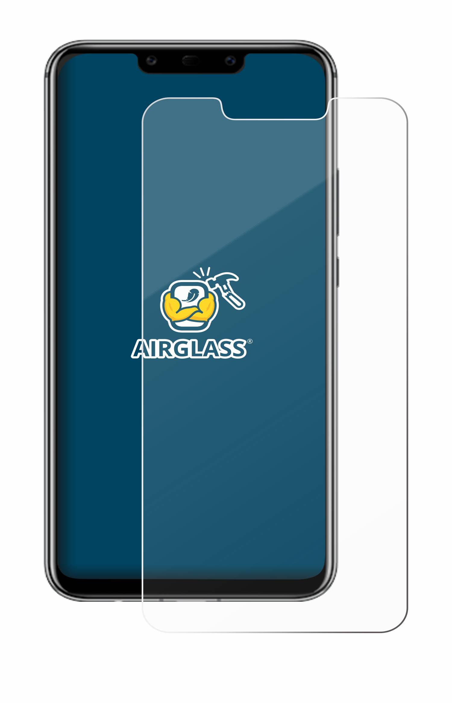 BROTECT AirGlass Glas Panzer-Folie für Huawei Mate 20 lite - Schutzglas