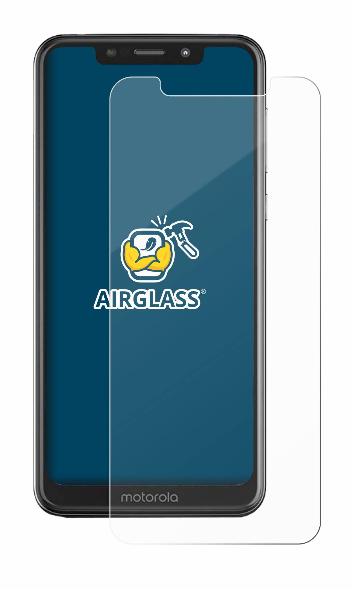 BROTECT AirGlass Glas Panzer-Folie für Motorola One - Schutzglas