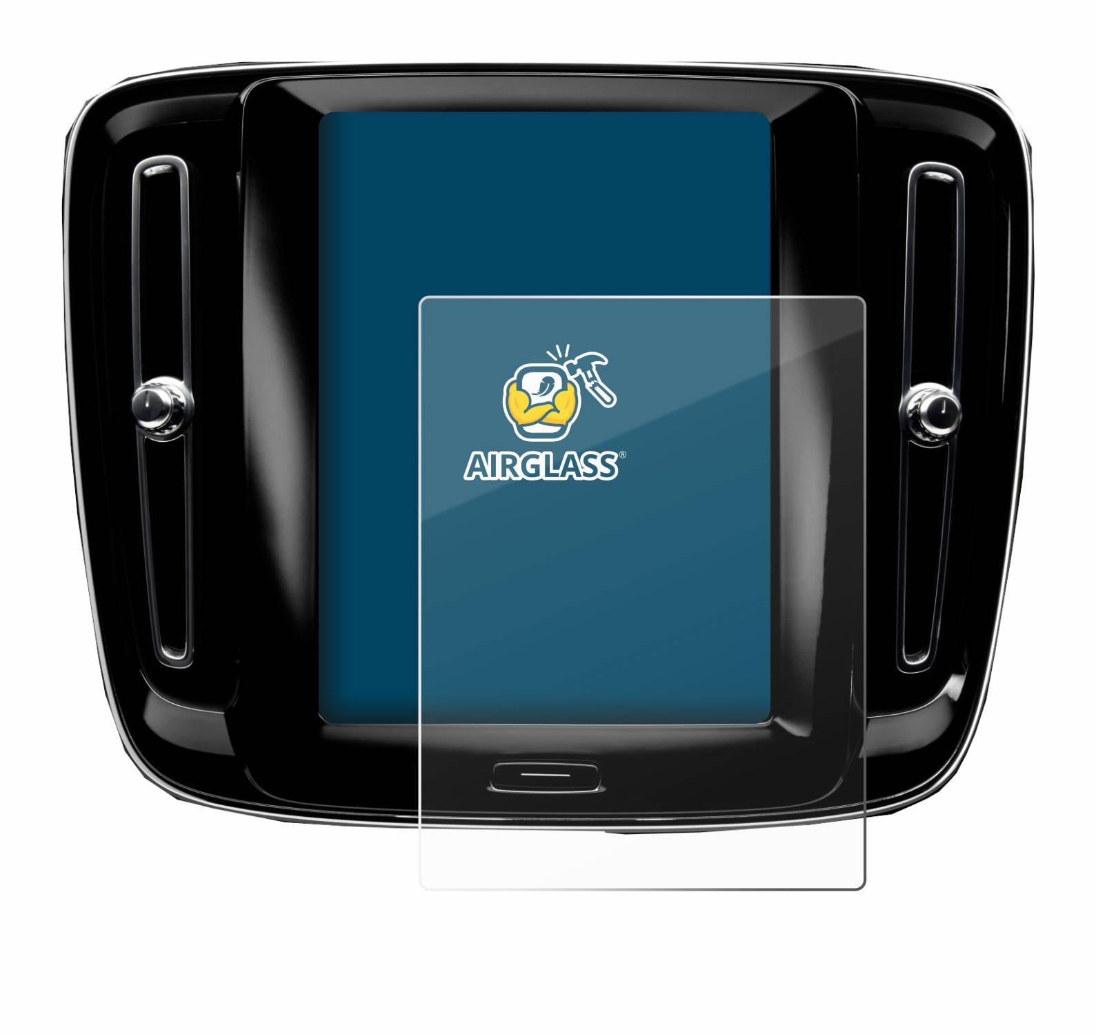 BROTECT AirGlass Glas Panzer-Folie für Volvo XC40 Sensus Connect 8.7 2018-2020 - Schutzglas