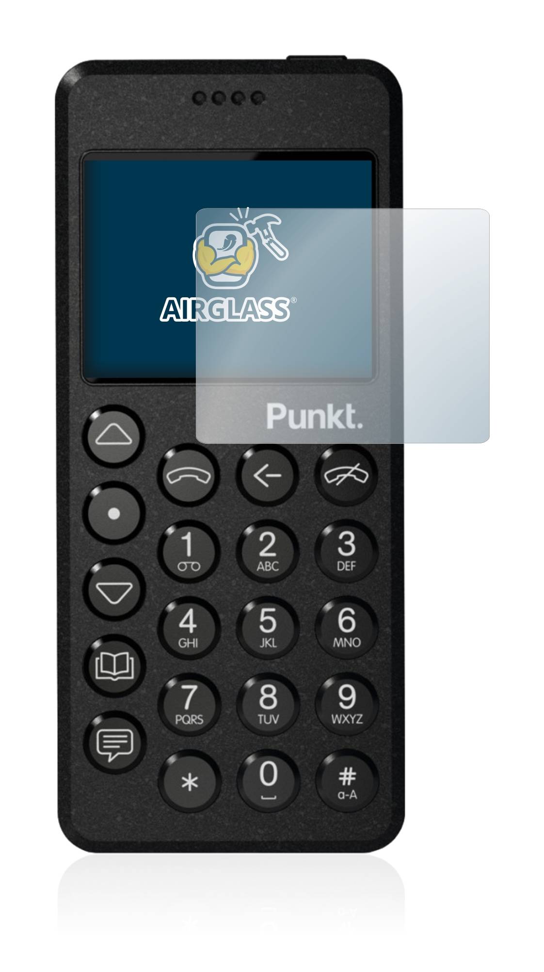 BROTECT AirGlass Glas Panzer-Folie für Punkt M02 - Schutzglas