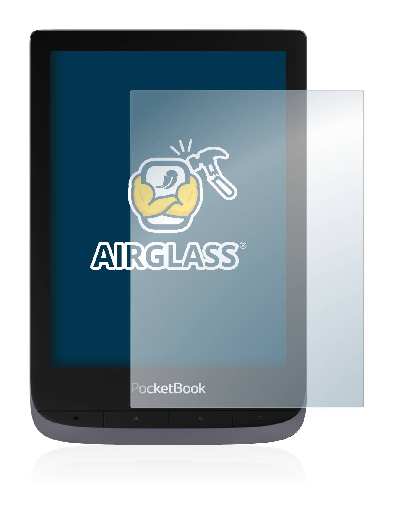 BROTECT AirGlass Glas Panzer-Folie für PocketBook Touch HD 3 - Schutzglas