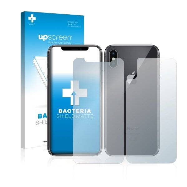 Displayschutzfolie für Apple iPhone X (Vorder + Rückseite)