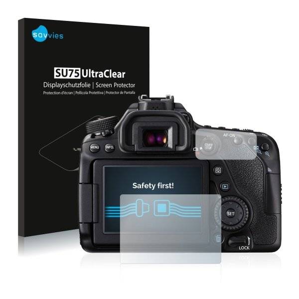 UltraClear Displayschutzfolie für Canon EOS 80D
