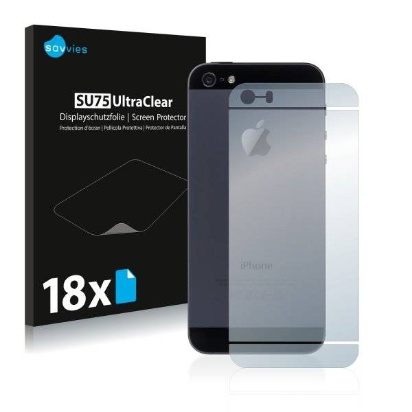 UltraClear Displayschutzfolie für Apple iPhone SE Rückseite (gesamte Fläche)