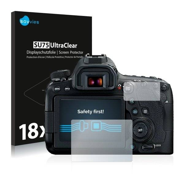 UltraClear Displayschutzfolie für Canon EOS 6D Mark II