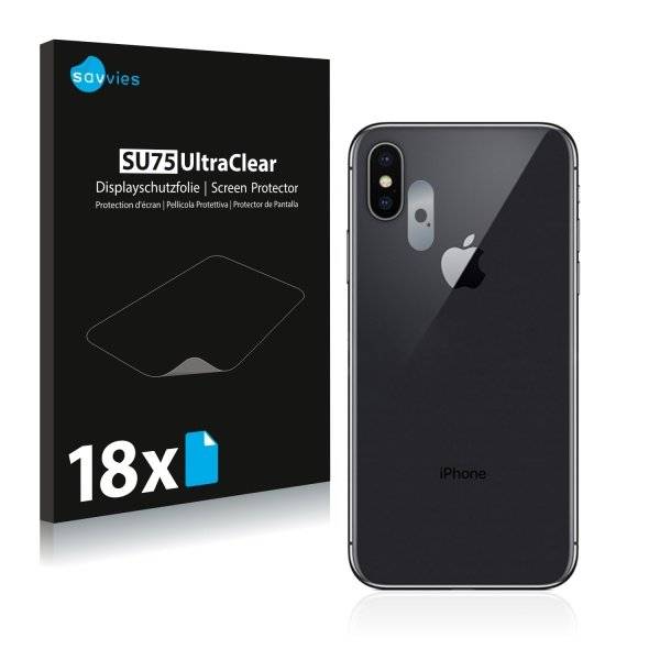 UltraClear Displayschutzfolie für Apple iPhone X (Kamera Rückseite)