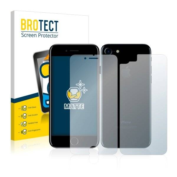 Displayschutzfolie für Apple iPhone 7 (Vorder + Rückseite)