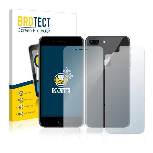Displayschutzfolie für Apple iPhone 8 (Vorder + Rückseite)