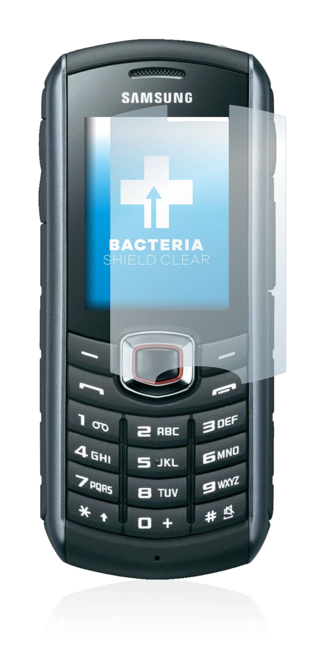 upscreen Bacteria Shield Schutzfolie für Samsung B2710 - Antibakteriell
