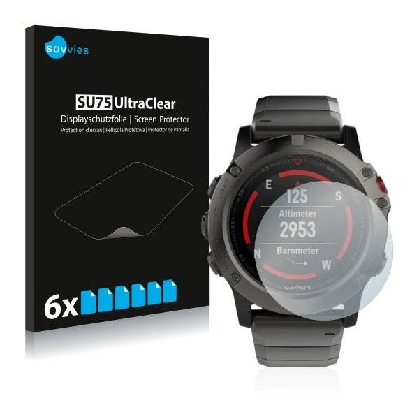 Displayschutzfolie für Garmin fenix 5X Plus (51 mm)