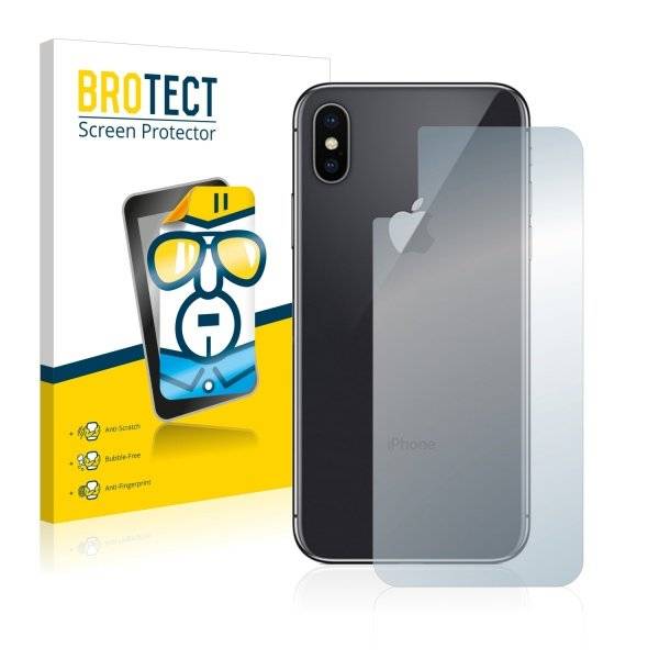 Displayschutzfolie für Apple iPhone X (Rückseite)