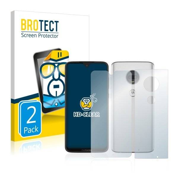 Displayschutzfolie für Motorola Moto G7 (Vorder + Rückseite)