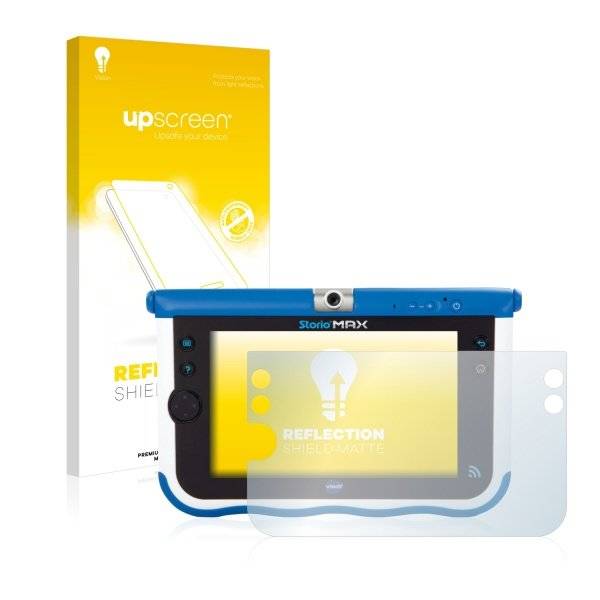 upscreen® Reflection Shield Matte Premium Displayschutzfolie für Vtech Storio Max 7 (Blau)