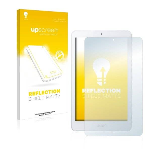 upscreen® Reflection Shield Matte Premium Displayschutzfolie für Acer Iconia One 8 (2016)