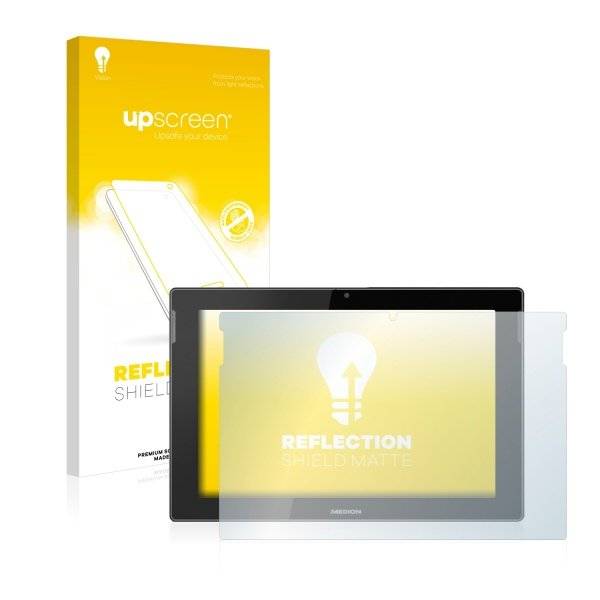 upscreen® Reflection Shield Matte Premium Displayschutzfolie für Medion Lifetab S10366 (MD 99781)