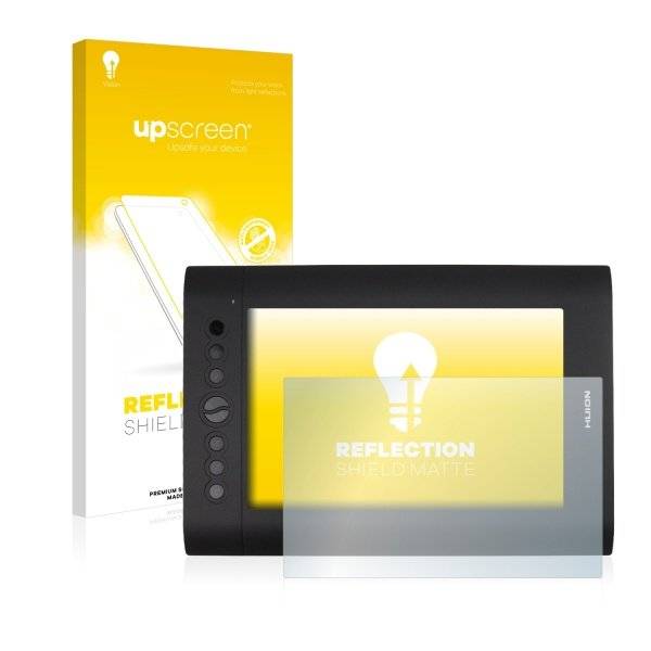 upscreen® Reflection Shield Matte Premium Displayschutzfolie für Huion H610 Pro