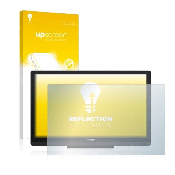 upscreen® Reflection Shield Matte Premium Displayschutzfolie für Huion GT-191