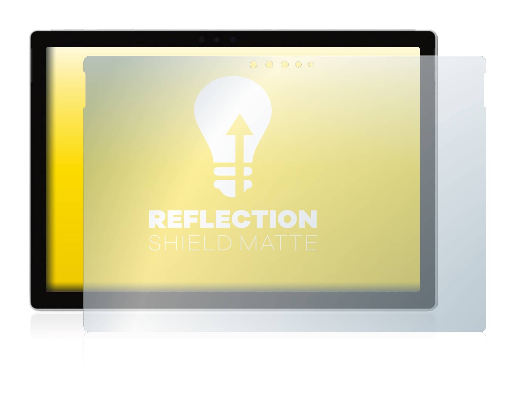 upscreen Reflection Shield Matt Schutzfolie für Microsoft Surface Pro 6