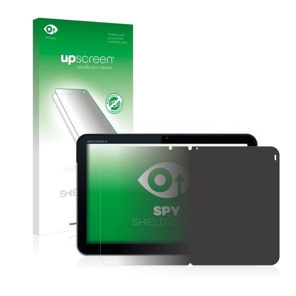 upscreen Spy Shield Clear Premium Blickschutzfolie für Motorola Xoom MZ601, MZ604