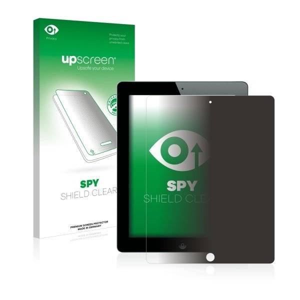 upscreen Spy Shield Clear Premium Blickschutzfolie für Apple iPad 4. Generation