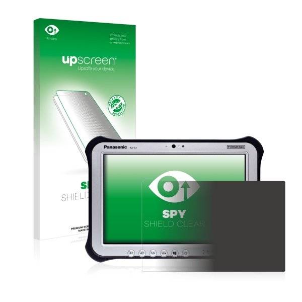 upscreen Spy Shield Clear Premium Blickschutzfolie für Panasonic Toughpad FZ-G1