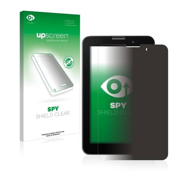 upscreen Spy Shield Clear Premium Blickschutzfolie für Lenovo Smart Tab III 7