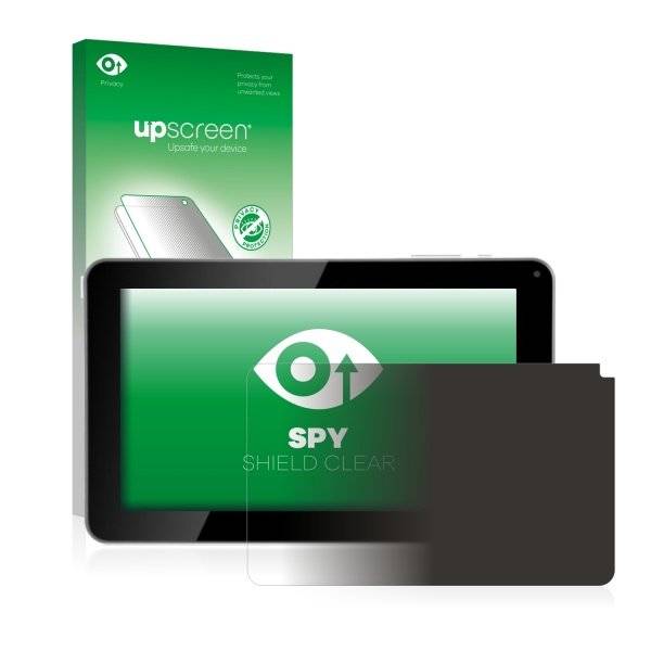 upscreen Spy Shield Clear Premium Blickschutzfolie für Kliver Klipad 9 Medium (2014)