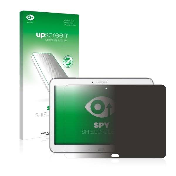 upscreen Spy Shield Clear Premium Blickschutzfolie für Samsung Galaxy Tab 4 (10.1) SM-T535