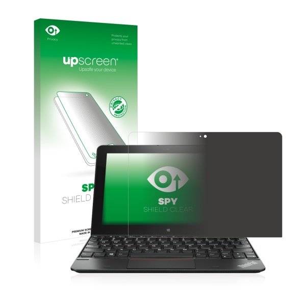upscreen Spy Shield Clear Premium Blickschutzfolie für Lenovo ThinkPad 10