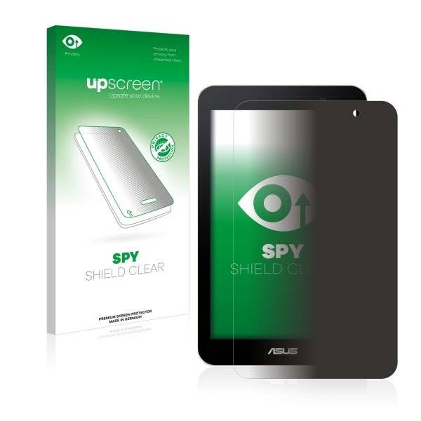 upscreen Spy Shield Clear Premium Blickschutzfolie für Asus MeMo Pad 7 ME176C