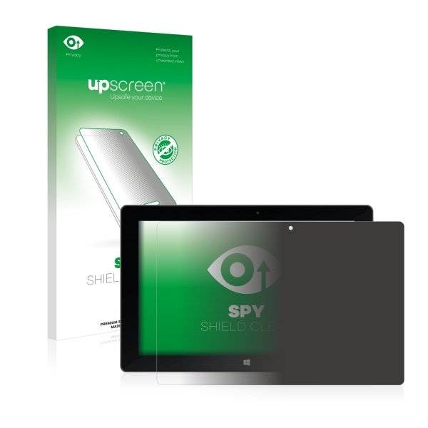 upscreen Spy Shield Clear Premium Blickschutzfolie für TrekStor SurfTab Wintron 10.1 (Volks-Tablet)